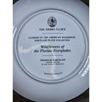 Franklin Mint Florida Everglades Wildflowers Plate 1978