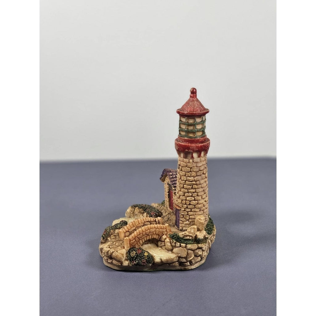 Ks Collection Lighthouse Figurine Bridge Cottage 1990s Coastal