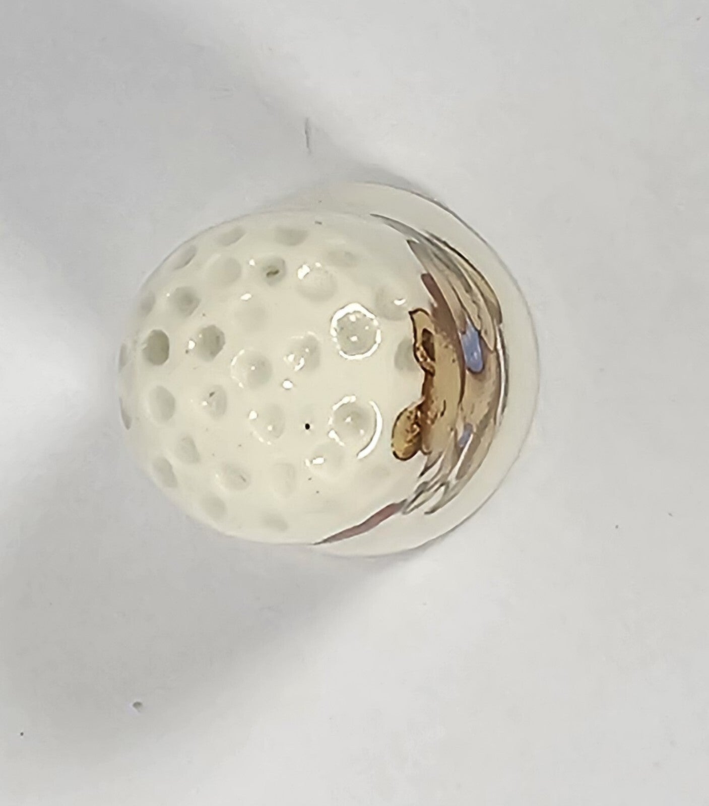 Teddy Bear Thimble – Vintage Porcelain Collectible Sewing Decor