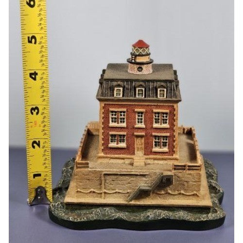 Danbury Mint New London Ledge Lighthouse Figurine Coastal Decor