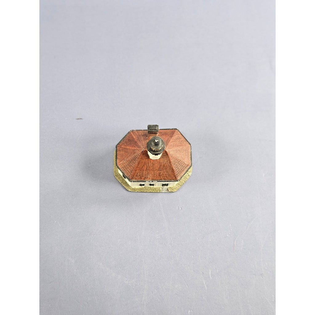 Lenox Eldred Rock Lighthouse Thimble Vintage Miniature Alaska Collectible