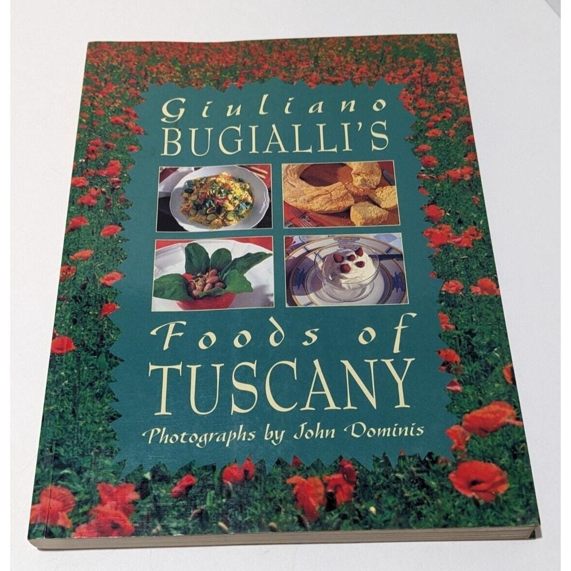 Signed Foods of Tuscany Cookbook Giuliano Bugialli Italian Cookbook