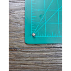 Vintage Pink Rhinestone Stud Earrings Silver Tone Round Cut