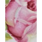 Leuchtenburg Germany Lusterware Tray Pink Roses Gold Trim 9.5"