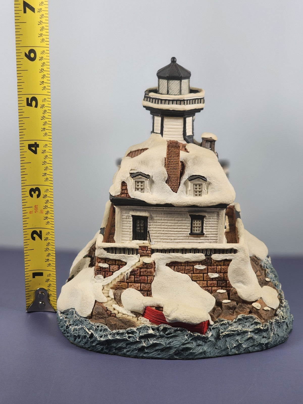 Vintage Harbour Lights Christmas 1996 Colchester Reef Lighthouse #701