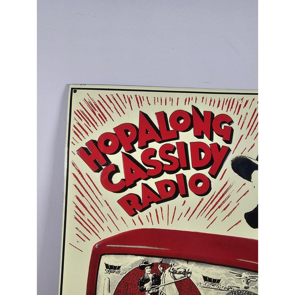 Hopalong Cassidy Arvin Radio Tin Sign 9x12 Vintage Style Advertising