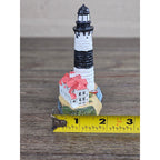 Miniature Lighthouse & Keeper's House Figurine Coastal Nautical Decor