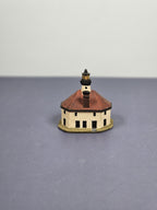 Lenox Miniature Lighthouse Thimble Figurine Eldred Rock Lighthouse Alaska Handcr