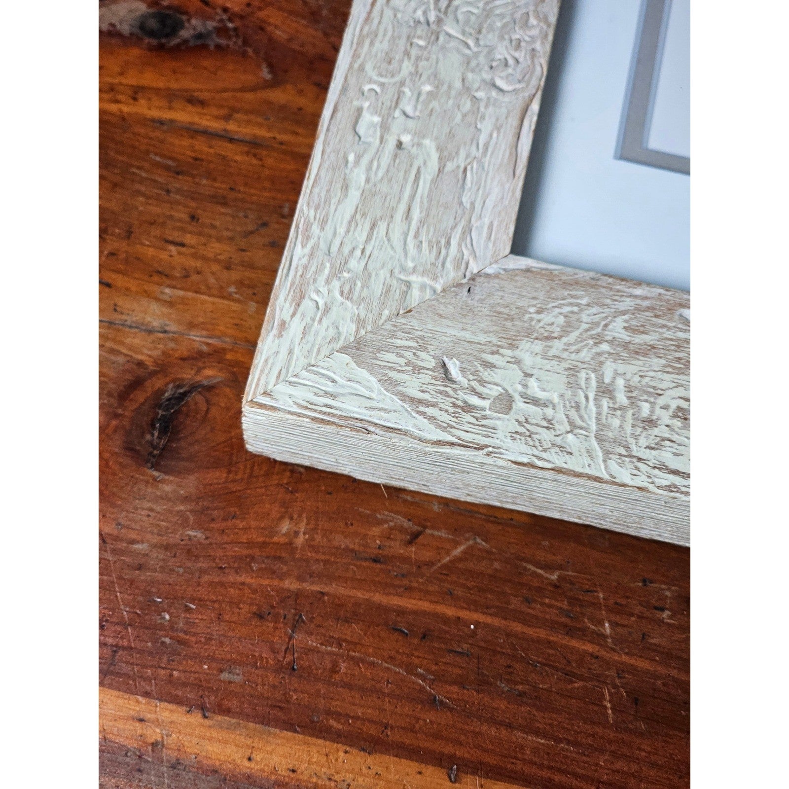 Vintage Framed Coastal Lighthouse Print Signed William Mangum 13.5x12