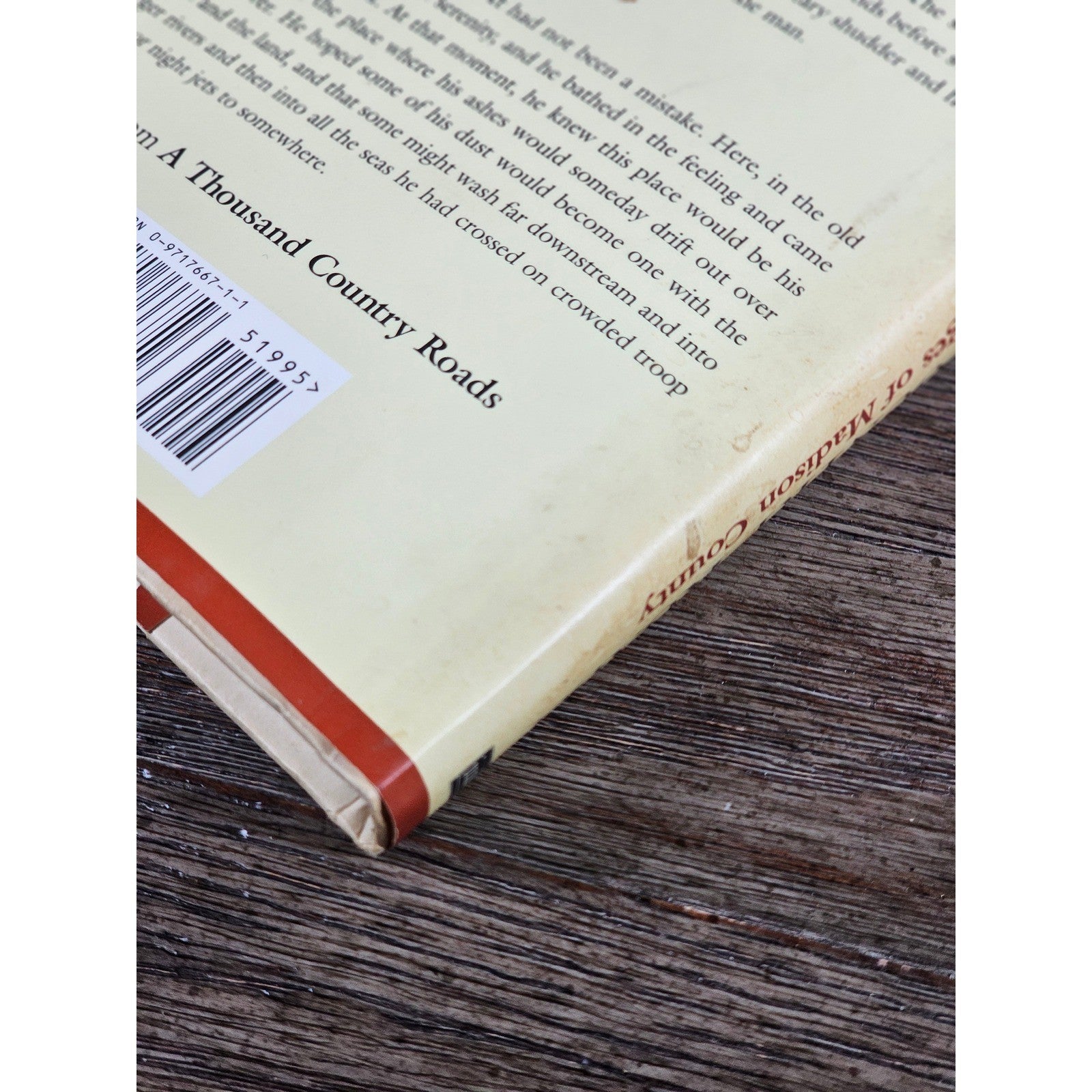 A Thousand Country Roads 2002 First Printing HC Waller