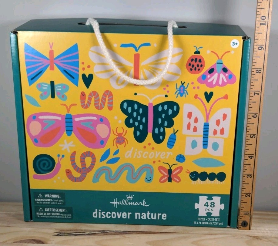 Hallmark Discover Nature 48-Piece Puzzle New Animal Theme Kids Adults Gift