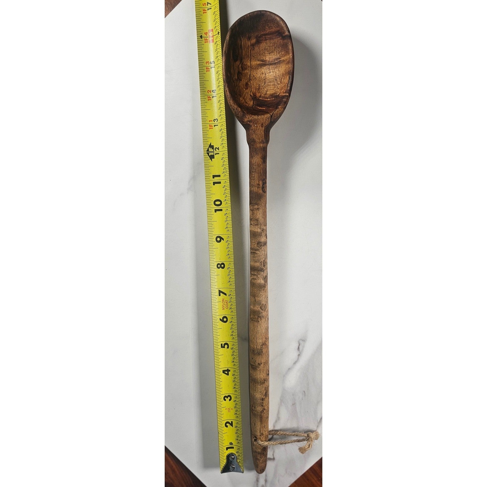 Vintage Wooden Spoon Decor 16.5" Rustic Farmhouse Kitchen Accent