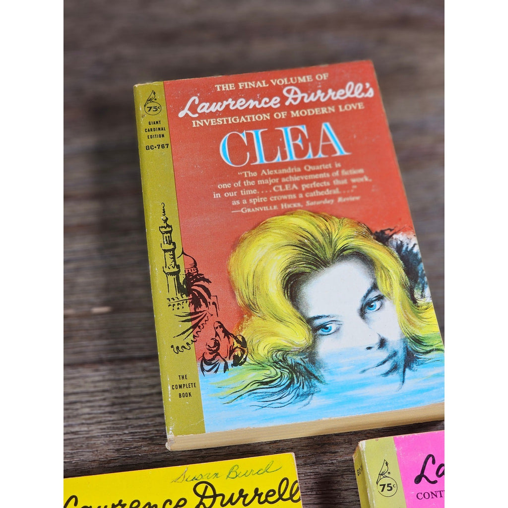 Lawrence Durrell Alexandria Quartet Paperbacks 1961 Vintage Set