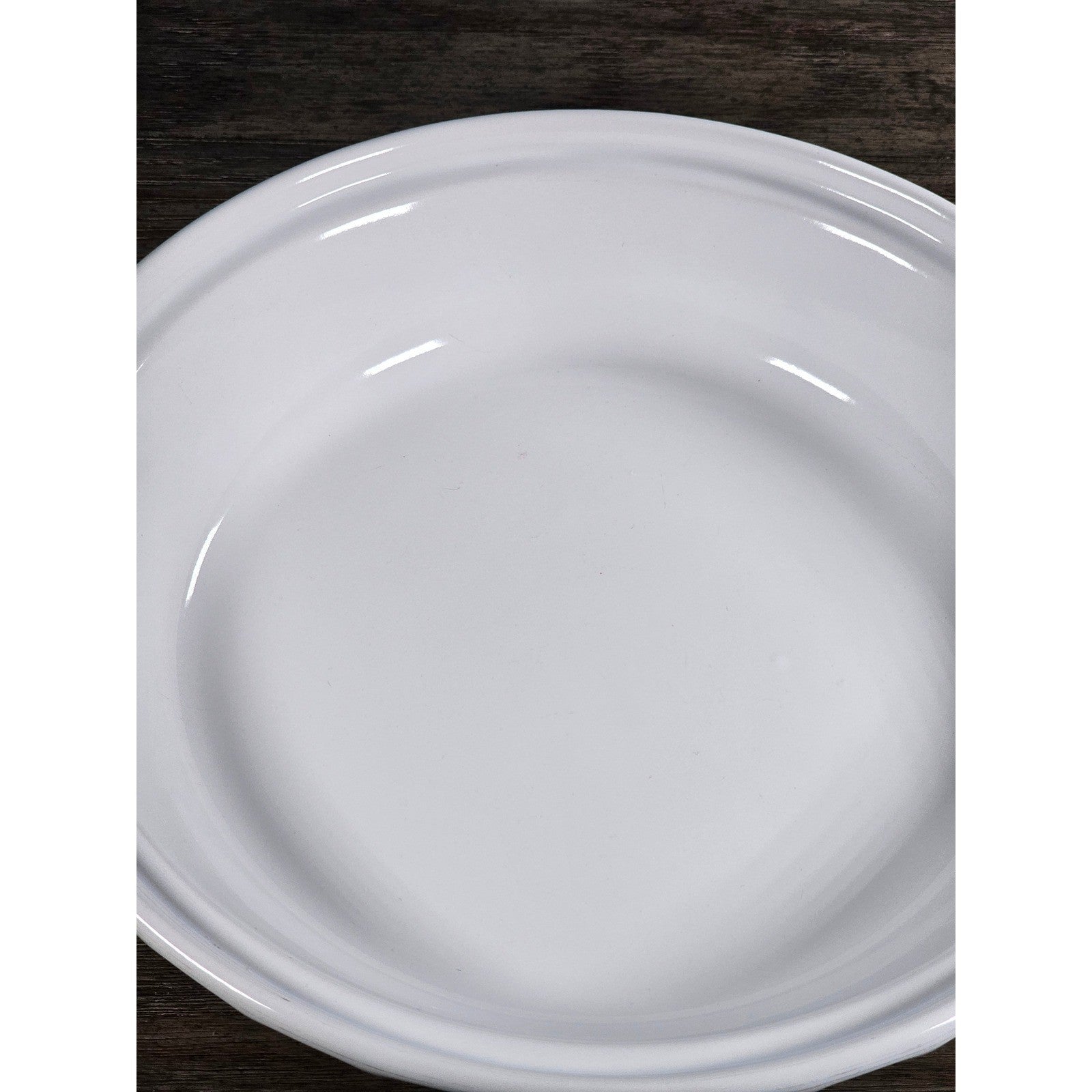 Vintage Chantal White Ceramic Pie Plate 11 Inch Fluted Rim Oven Safe