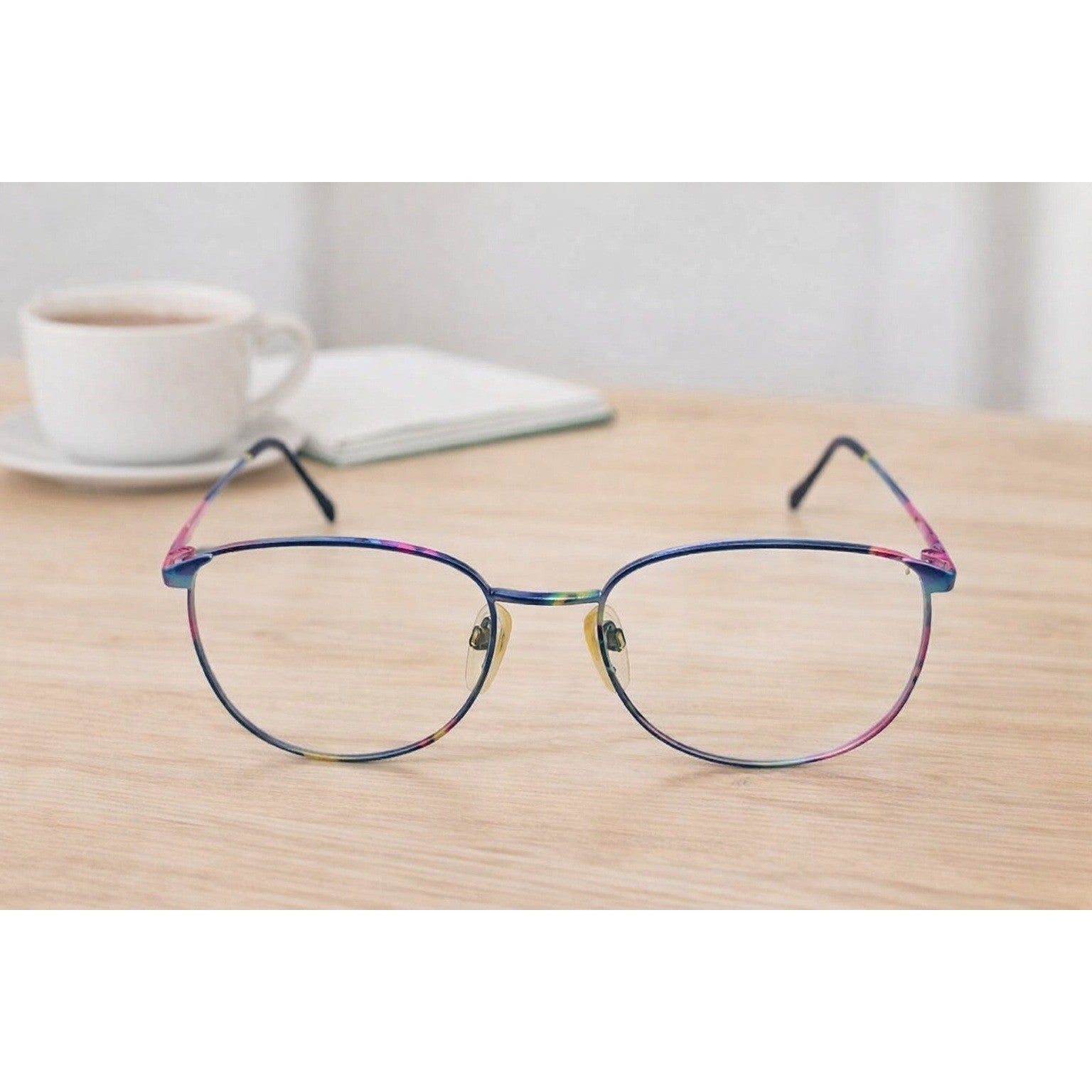 Charmant 4223 Designer Eyeglass Frames Only Teal Speckled 56-18-140