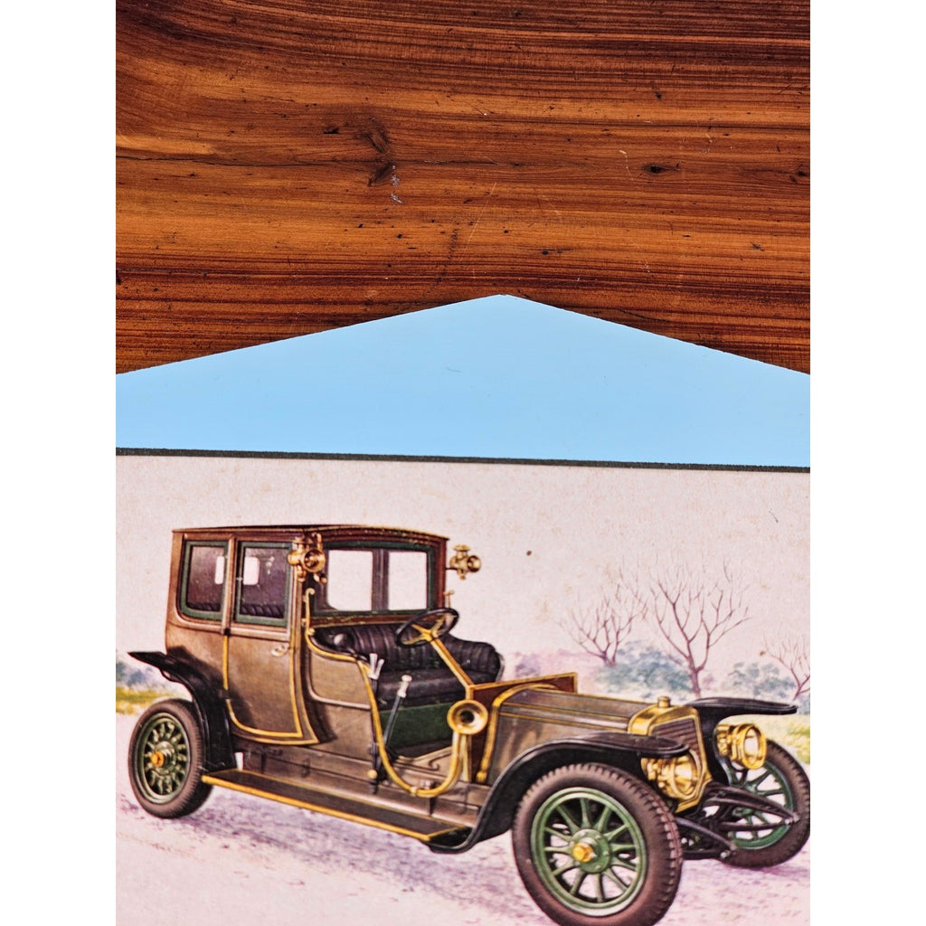 Vintage Panhard & Levassor 1912 Automobile Wall Plaque 11.5 x 8