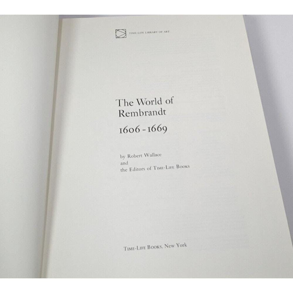 The World of Rembrandt Time Life Art Book With Slipcover