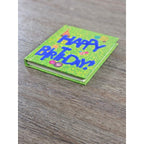 Happy Birthday Mini Gift Book 2002 Armand Eisen 3.5" Square