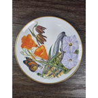 Franklin Mint California Wildflowers Plate 1978 Porcelain