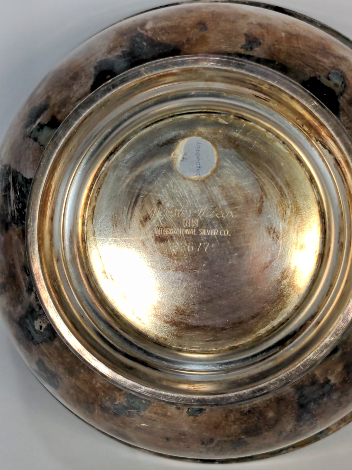 Vintage Webster Wilcox International Silver Co Silver-Plated Oval Bowl 4″×7″