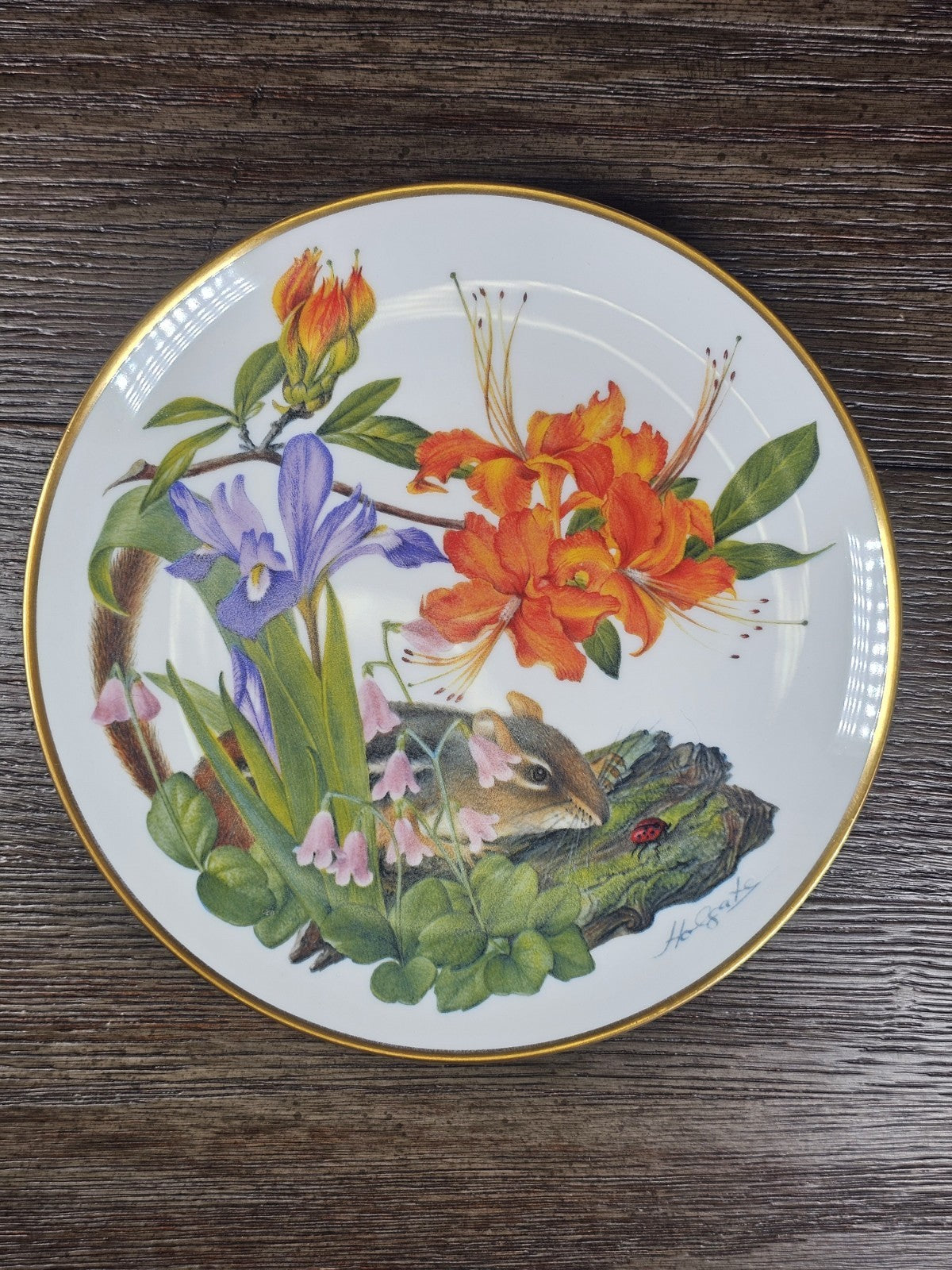 Franklin Mint Sierra Club Appalachian Wildflowers Collector Plate 1978