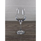 Vintage Clear Stemmed Wine Glass 8.5" Tall Classic Barware