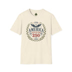 America 250 Shirt, 1776 2026 Patriotic Eagle Tee, Fourth of July Tee