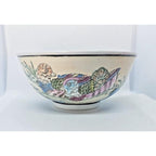Antique Chinese Famille Rose Bowl Tongzhi Mark Lotus Mandarin Ducks