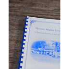 Historic Michie Tavern Cookbook Vintage Spiral Bound Virginia Recipes 1976