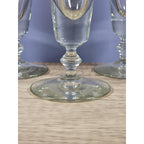 Vintage Pilsner Glasses Set of 3 Pedestal Beer Glass 9 Inch