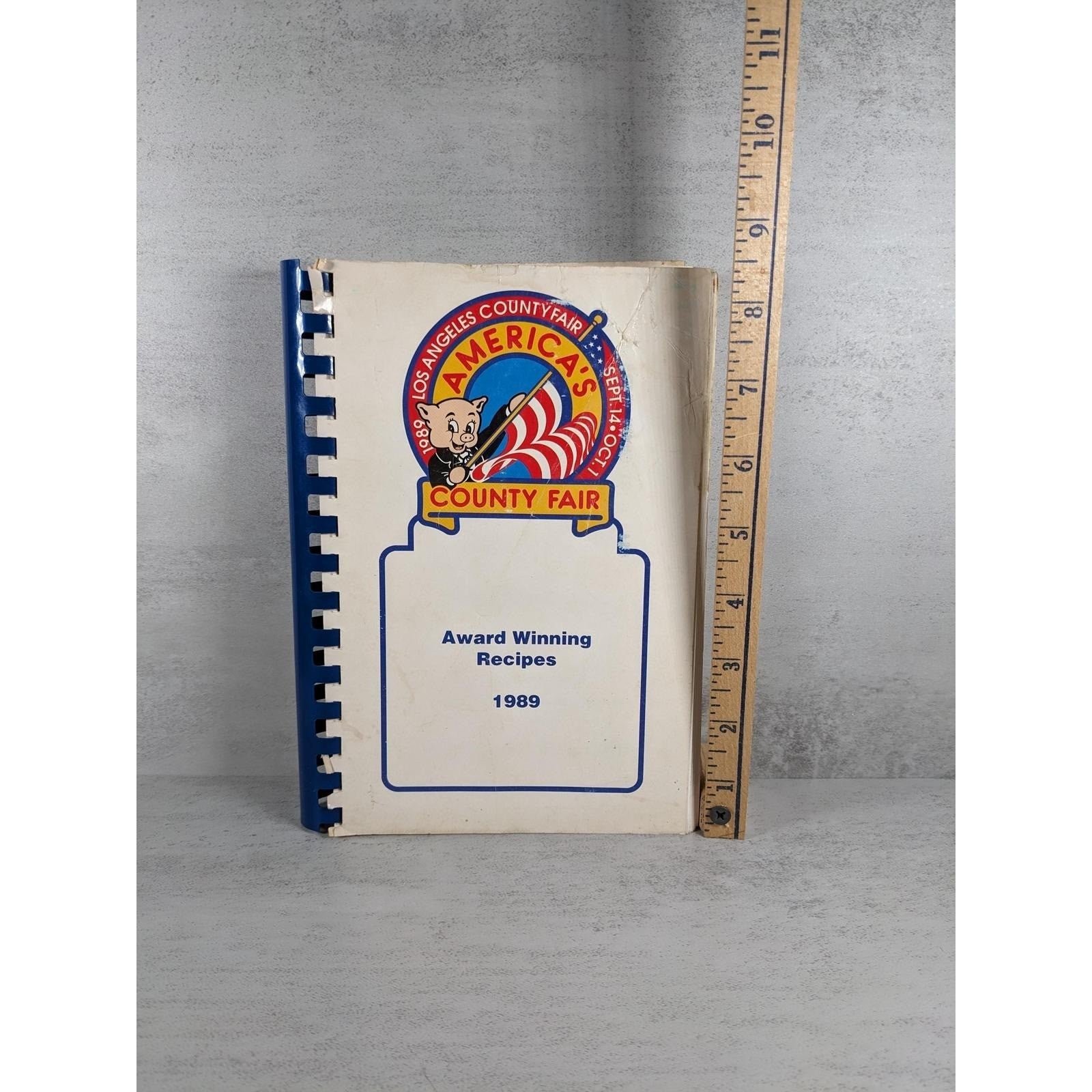 1989 LA County Fair Cookbook Award Winning Recipes Spiral Bound