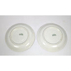 Pope Gosser Teacup and Saucer Set Gold Trim Vintage Set of 2
