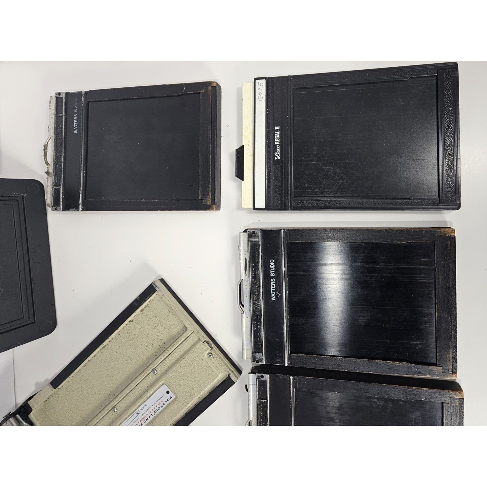 Calumet 4x5 Monorail Large Format View Camera w Film Holders Lens Board