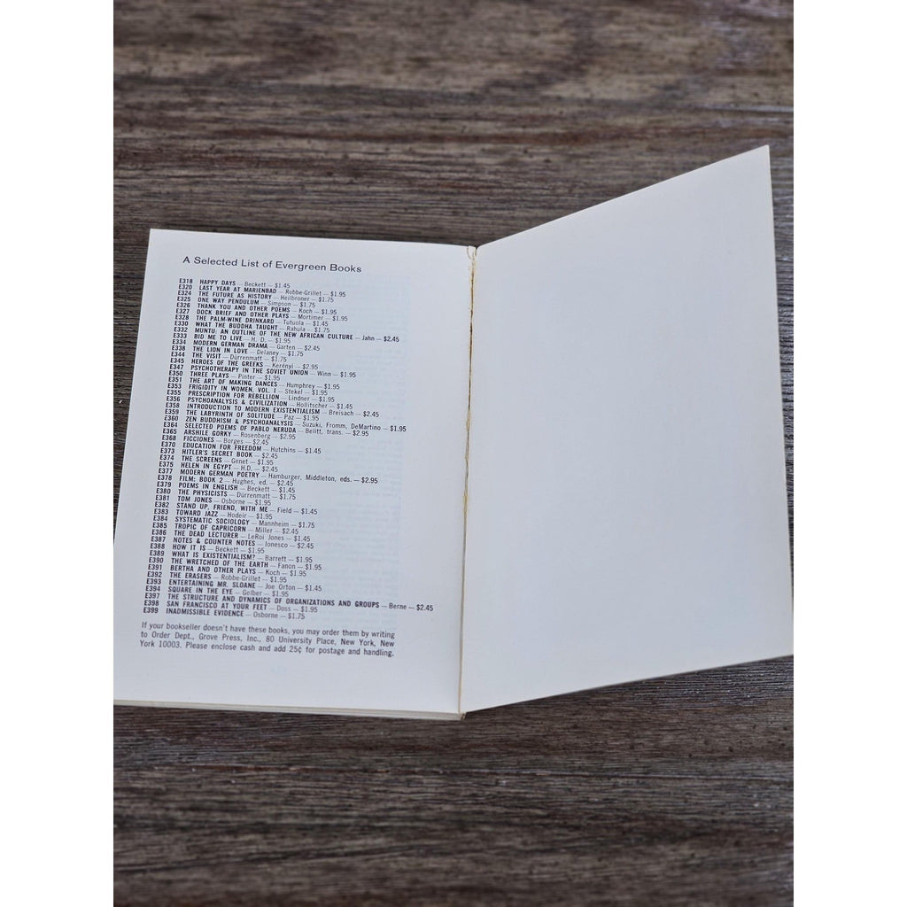 1959 100 Selected Poems E E Cummings Evergreen Edition Hardcover
