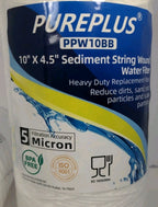 Pack of 2 Pureplus 10" x 4.5" Sediment String Wound Water Filter PPW10BB