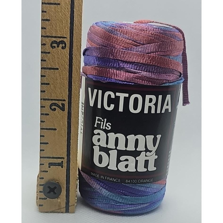 Anny Blatt Victoria Ribbon Yarn Nylon Multicolor 50g