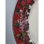 Raymond Waites Cornucopia Dinner Plate 10.5 Inch Fruit Design