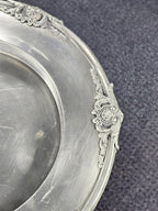 Vintage Finstain Les Potstainiers Hutois Collectible Pewter Plate 12" With Ornat