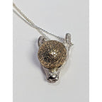 925 Sterling Silver Capricorn Zodiac Harmony Necklace Pendant