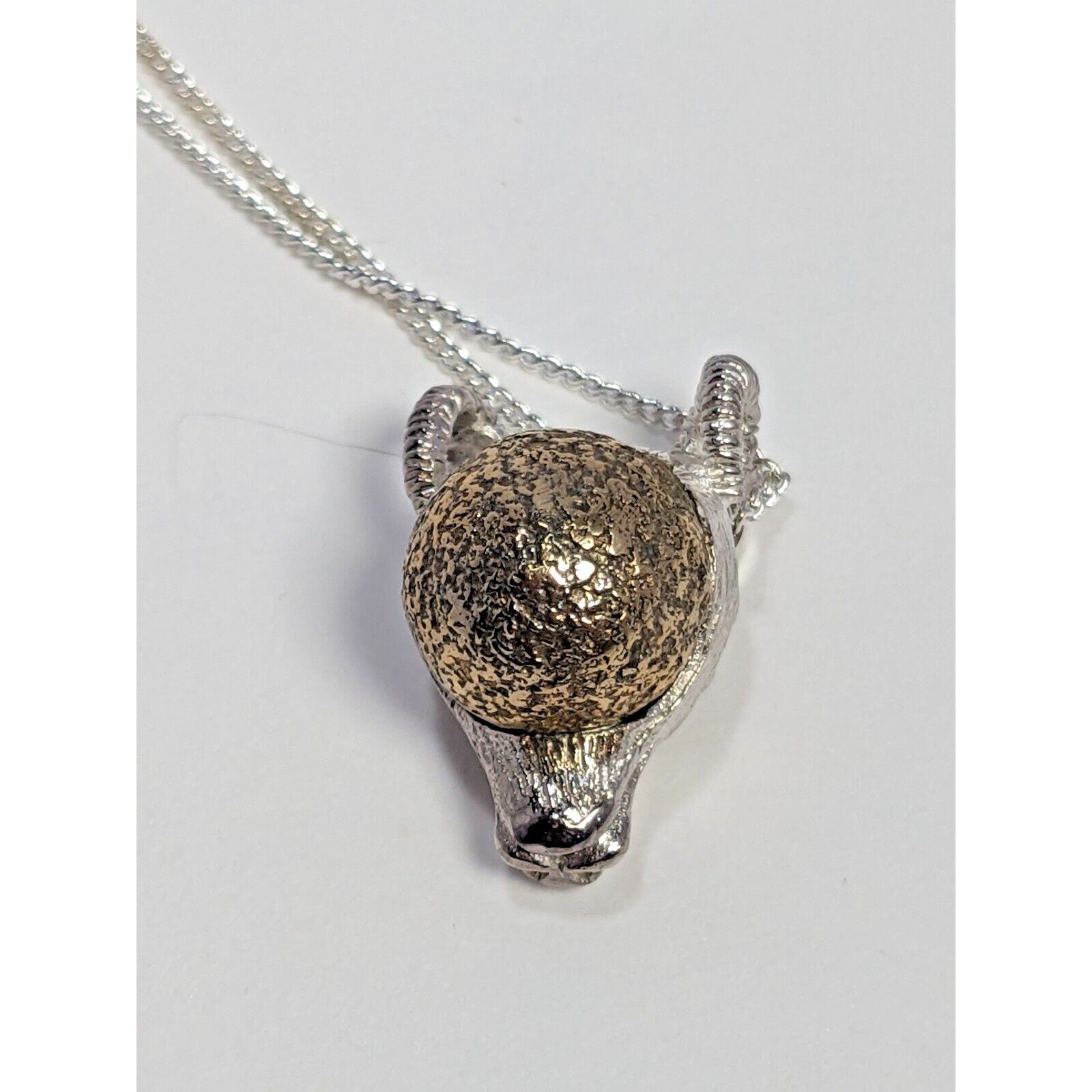 925 Sterling Silver Capricorn Zodiac Harmony Necklace Pendant