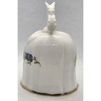 Royal Westminster Butterfly Bell Floral Gold Trim Vintage