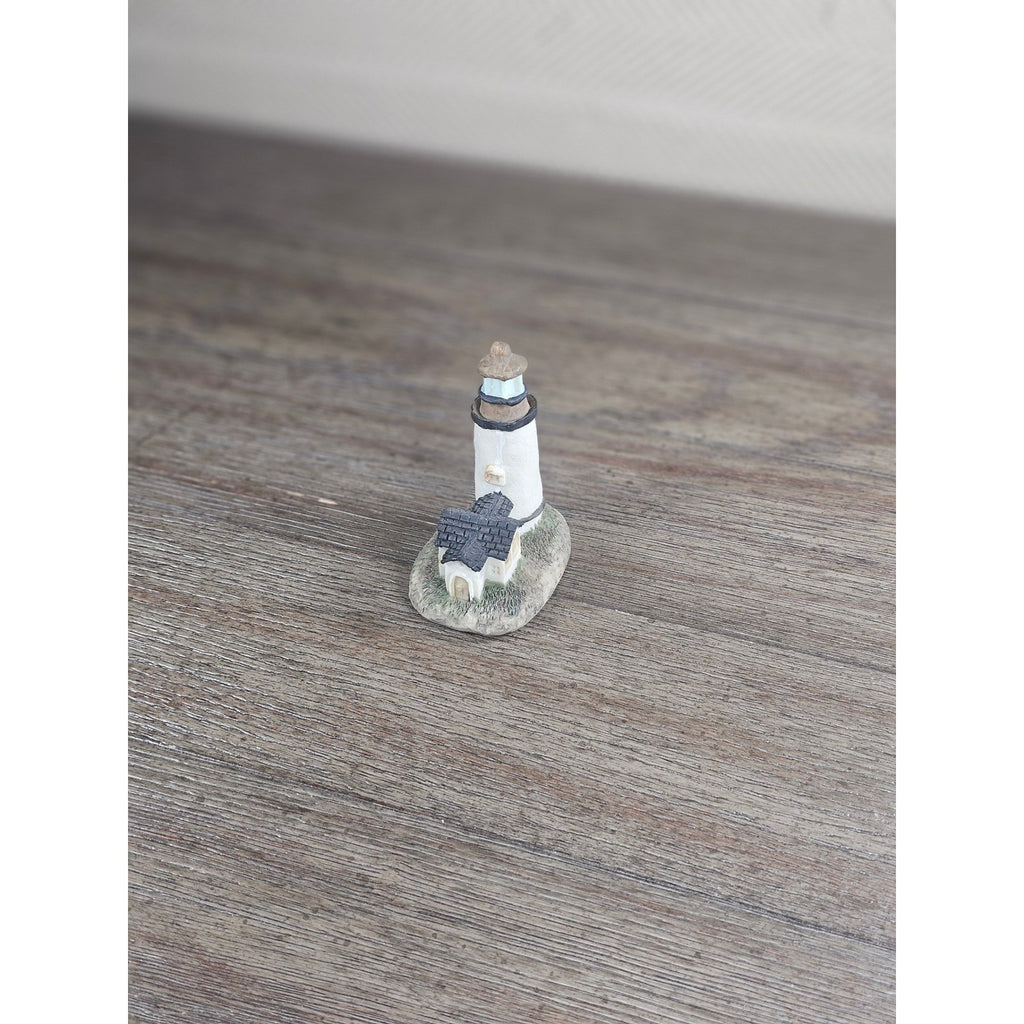 Mini Coastal Lighthouse Figurine Resin Nautical Decor Small Shelf Accent