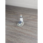 Mini Coastal Lighthouse Figurine Resin Nautical Decor Small Shelf Accent
