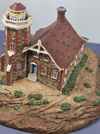 Passage Island Lighthouse Replica By Danbury Mint 1994 Historic American Lightho