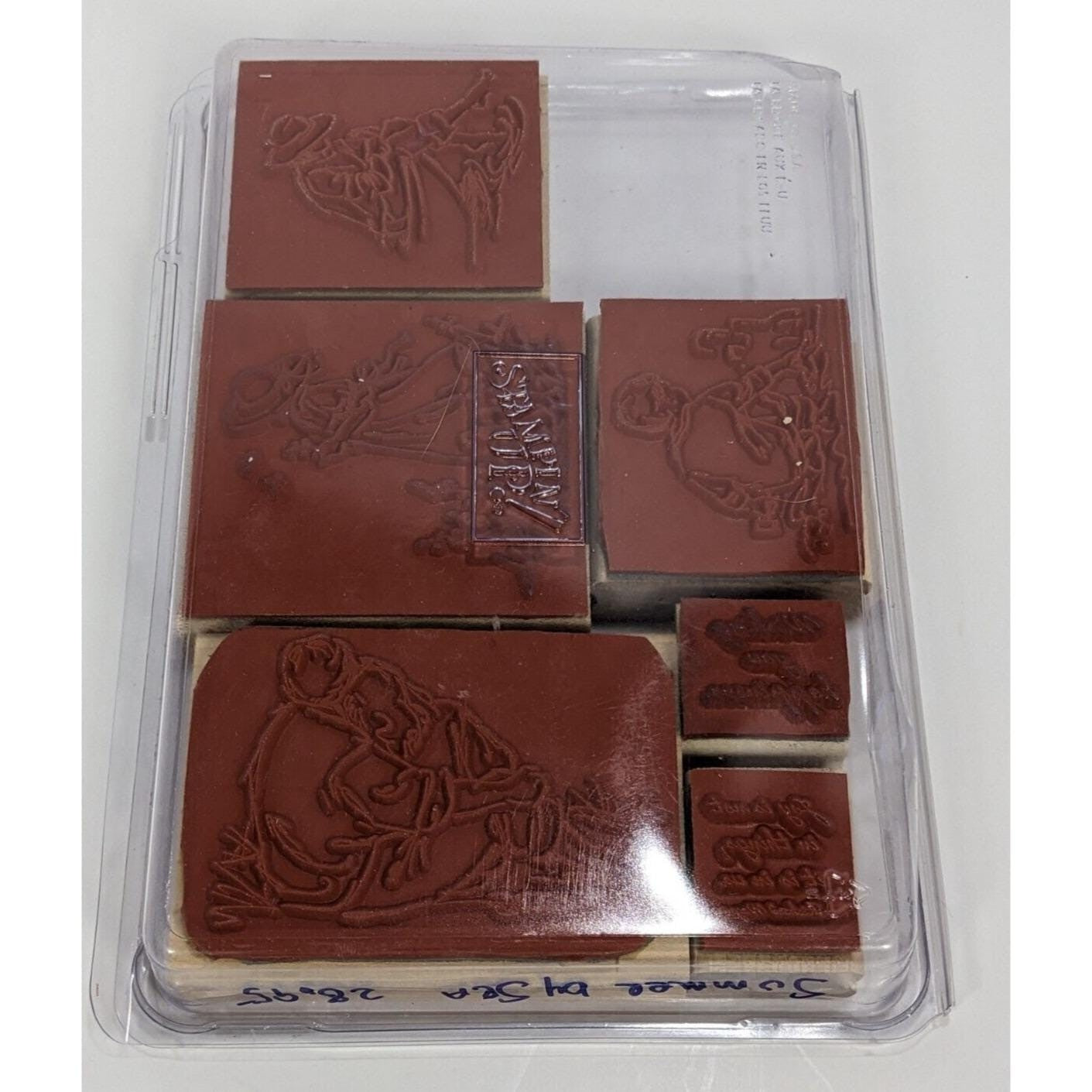 Stampin Up Summer By The Sea Stamp Set 2004 Retired Set of 6