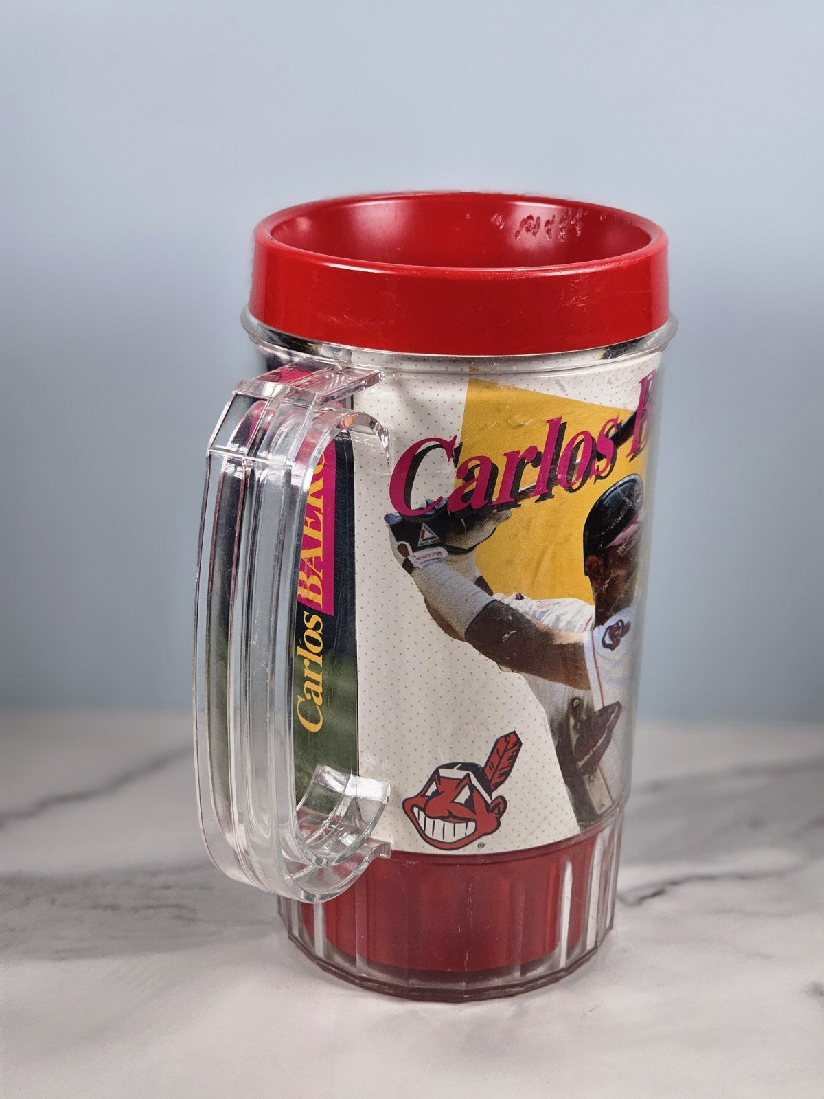 Vintage Cleveland Indians Carlos Baerga #9 Pepsi Mug