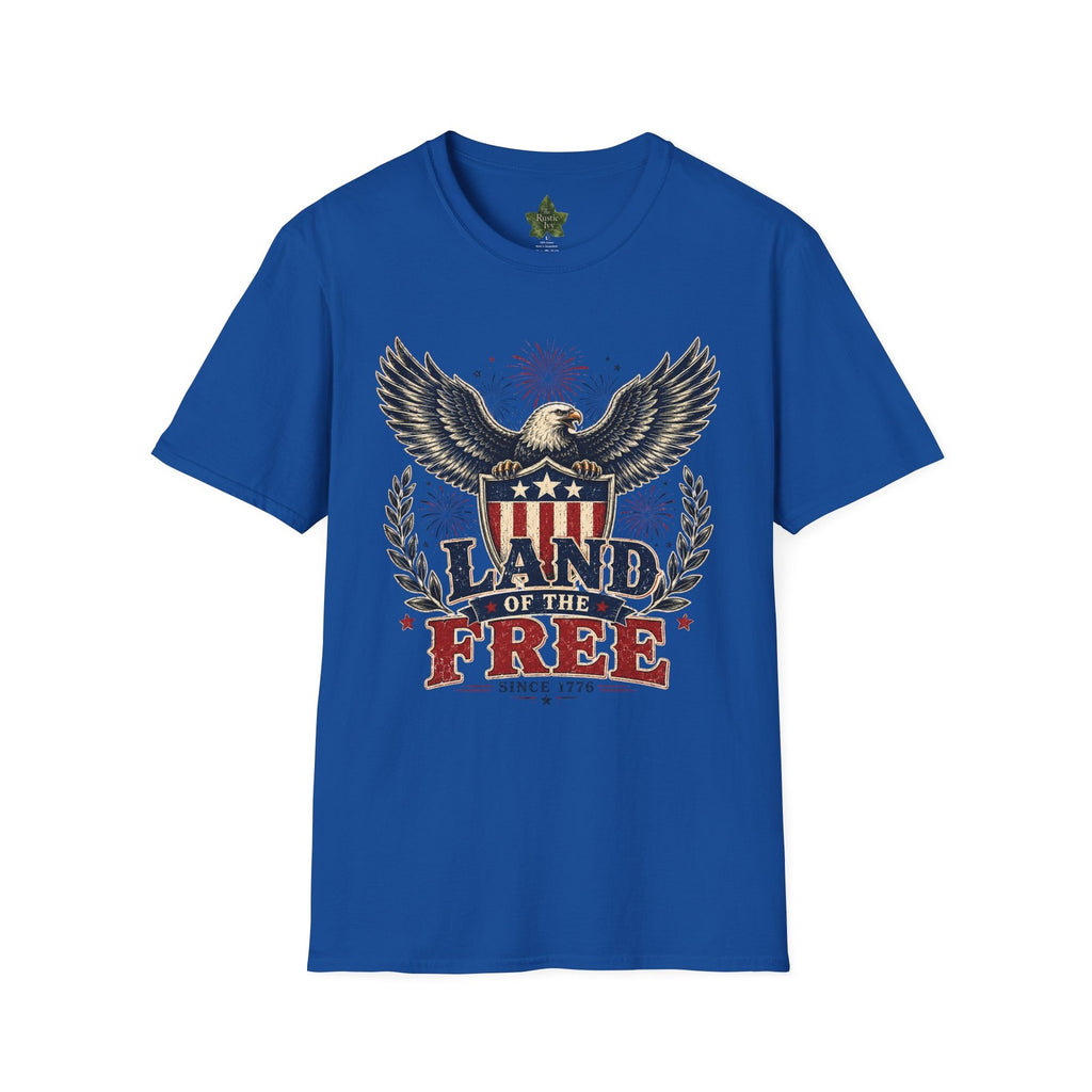 Land of the Free Eagle Shirt, Patriotic 4th of July USA Tee