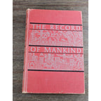 The Record of Mankind 1954 Hardcover D.C. Heath History Book Red