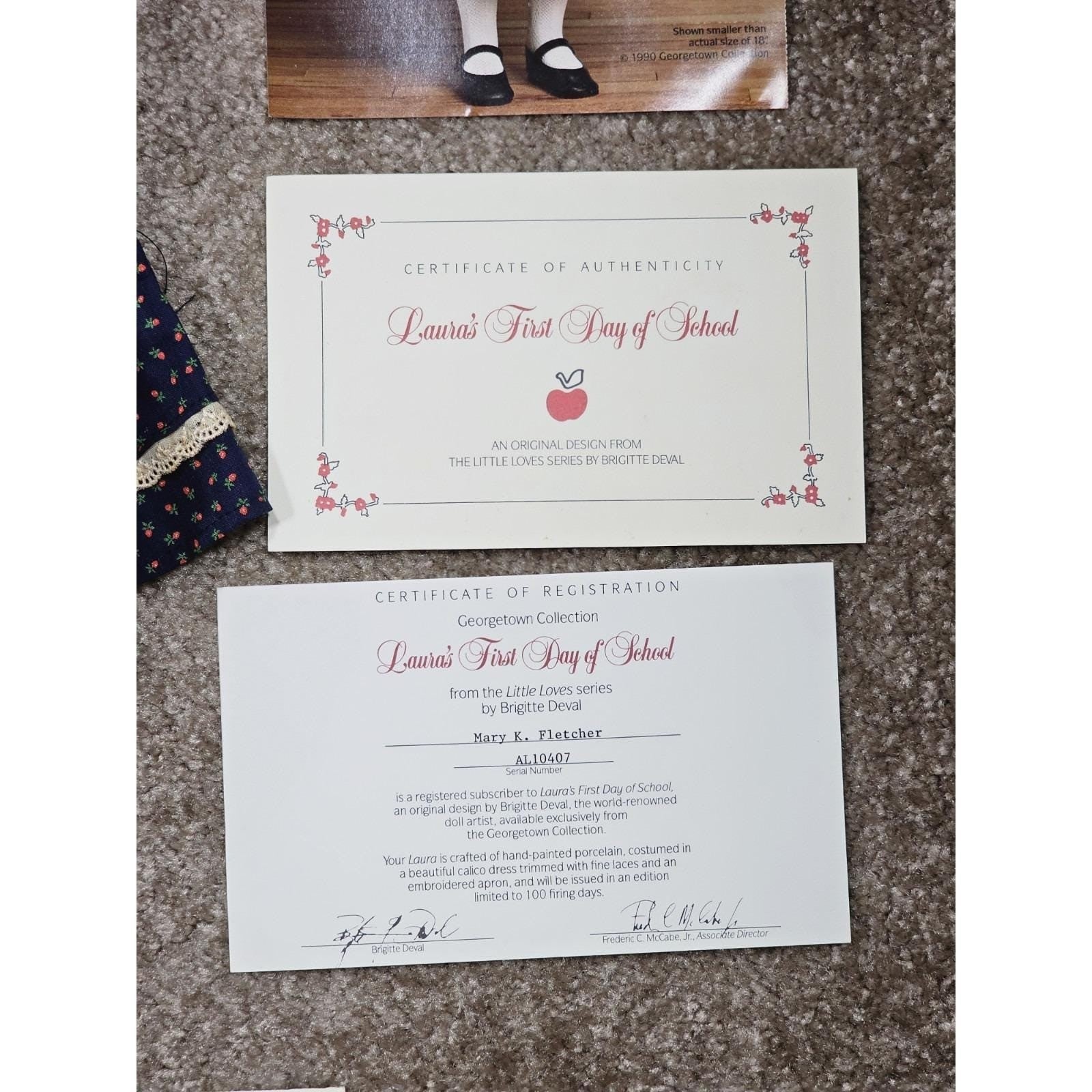 Vintage Brigitte Deval "Laura" Doll 19" Little Loves Georgetown Collection