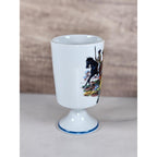 Vintage Fred Roberts Colonial Soldiers Mug Revolutionary War Footed Cup